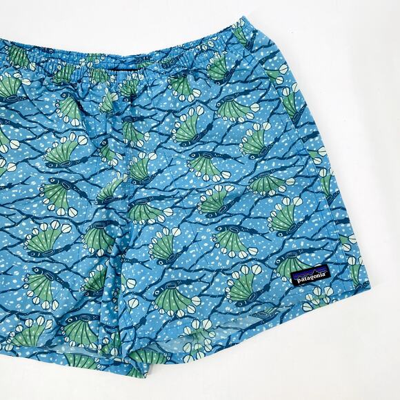 Patagonia blue pattern baggie shorts - Picture 1 of 4
